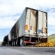 Truck burnt and abandoned along the road