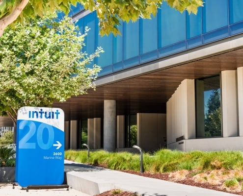 Intuit corporate headquarters in Silicon Valley