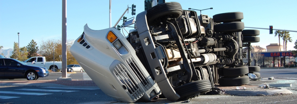 Overturned Truck